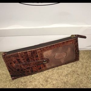Authentic Brahmin credit card wallet